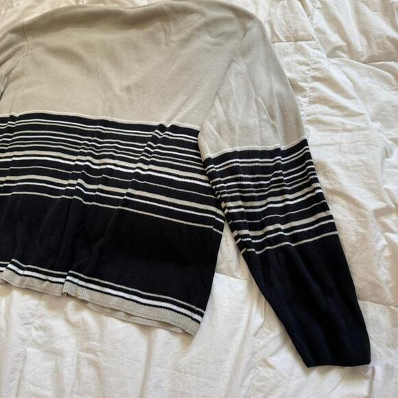 Vintage 90s oversized striped cardigan women’s large Bobbie brooks grunge baggy - Picture 7 of 8